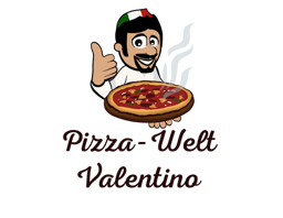 Pizza-Welt Valentino logo.